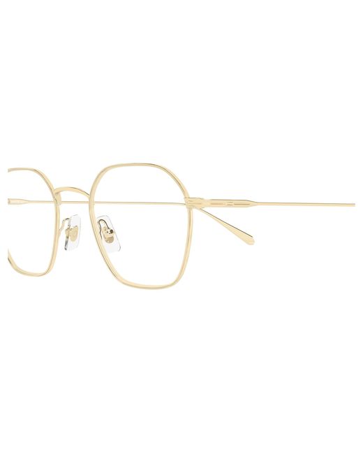Montblanc Black Mb0472O 001 Optical Frames Metal Transparent Geometric for men