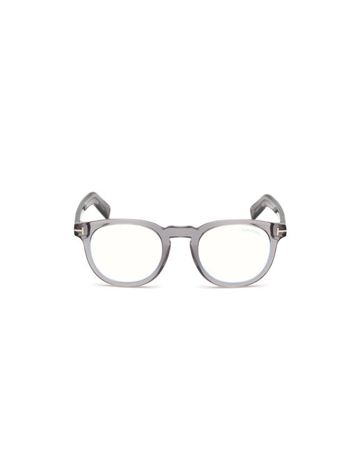 Tom Ford Black Ft5629 020 Optical Frames Acetate Round Anti- Light for men
