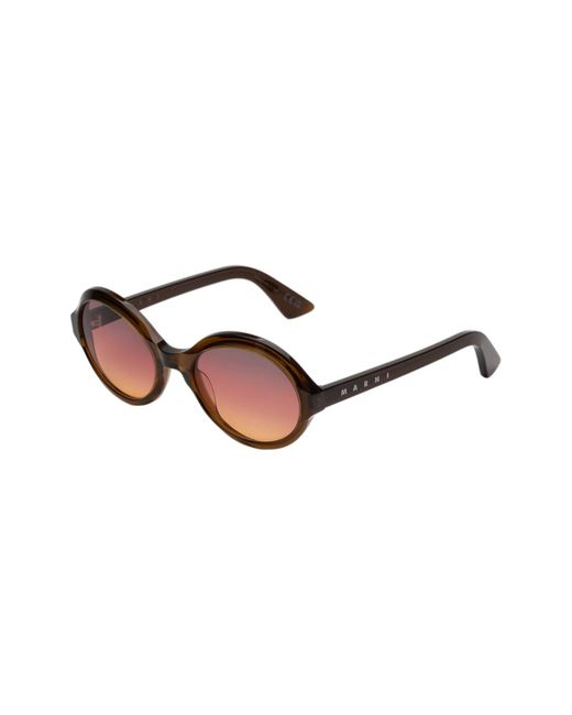 Marni Black I17 Nozea Sunglasses Acetate Round Normal Nuanced