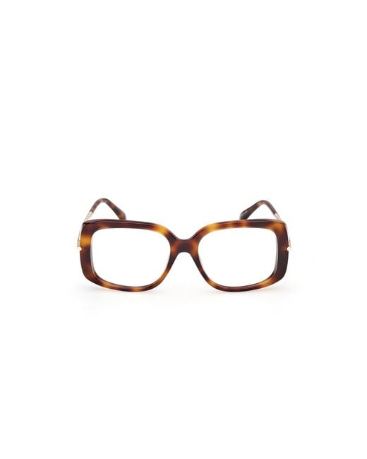 Max Mara Black Mm5226 052 Optical Frames Acetate Butterfly Normal