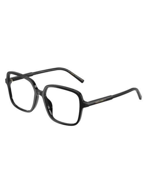 Dolce & Gabbana Black Dg3442 501 Optical Frames Acetate Transparent Squared Normal