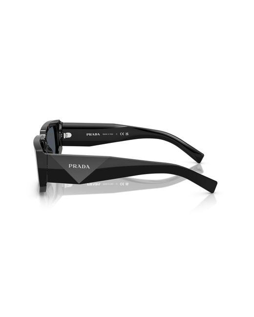 Prada Black Pr 06Ys 16K2K1 Sunglasses Acetate Squared Normal for men