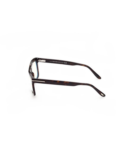 Tom Ford Black Ft5757-B 052 Optical Frames Acetate Squared Normal for men