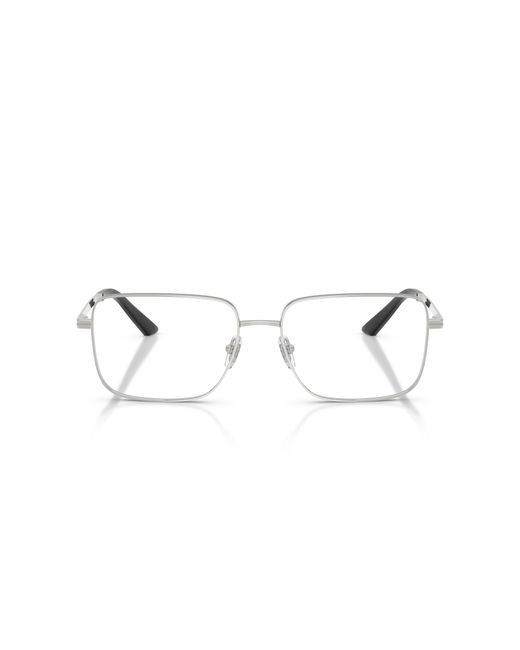 Versace Black Ve1311 1001 Optical Frames Metal Pillow Normal for men