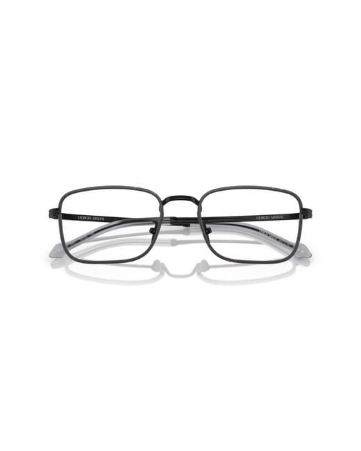 Giorgio Armani Black Ar5152J 3001 Optical Frames Steel Transparent Squared Normal for men