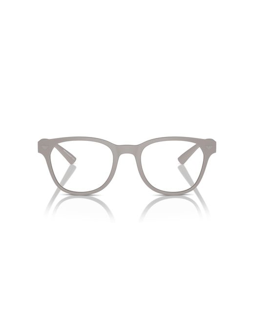 Emporio Armani Black Ea3240U 6100 Optical Frames Injected Transparent Pantos Normal for men