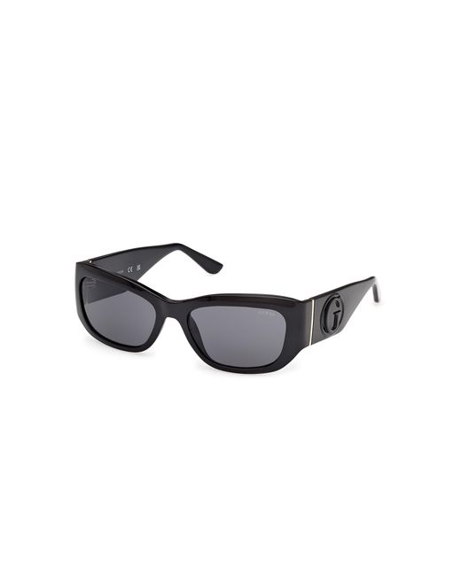 Guess Black Gu00253 01A Sunglasses Injected Smoke Squared Normal