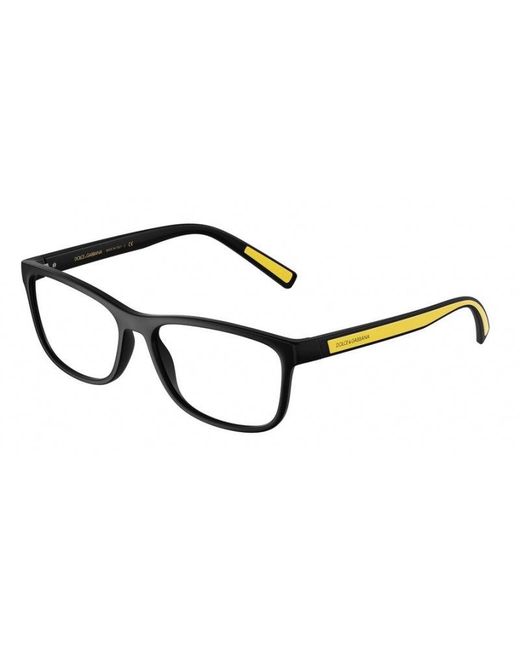 Dolce & Gabbana Black Dg5086 3355 Optical Frames Plastic Squared for men