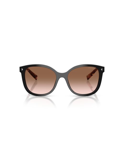 Prada Black Pr 22Zs 28F90P Sunglasses Acetate Squared Normal Shaded