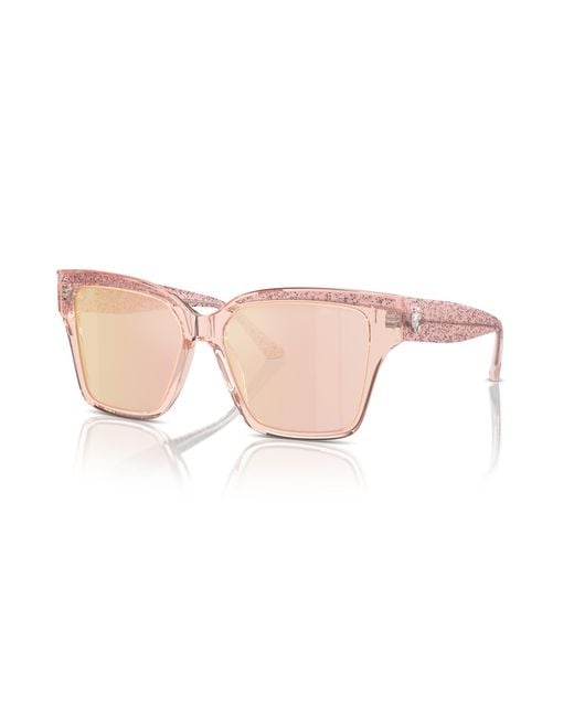 Jimmy Choo Black Jc5003 5039/Z Sunglasses Acetate Pillow Normal Mirror