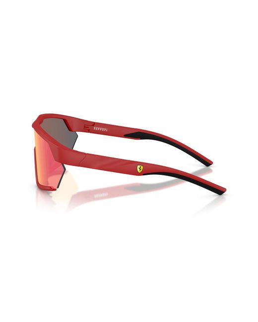 FERRARI SCUDERIA Red Fz6018U 514/6Q Sunglasses Injected Geometric Normal for men