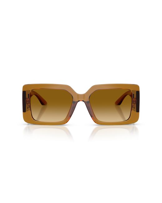 Versace Black Ve4505U 53422L Sunglasses Injected Squared Normal Nuanced