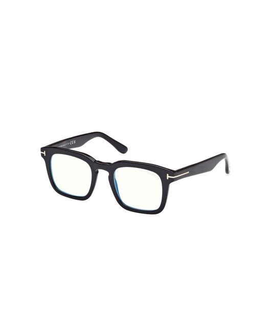 Tom Ford Black Ft6025-B 001 Optical Frames Acetate Squared Normal for men