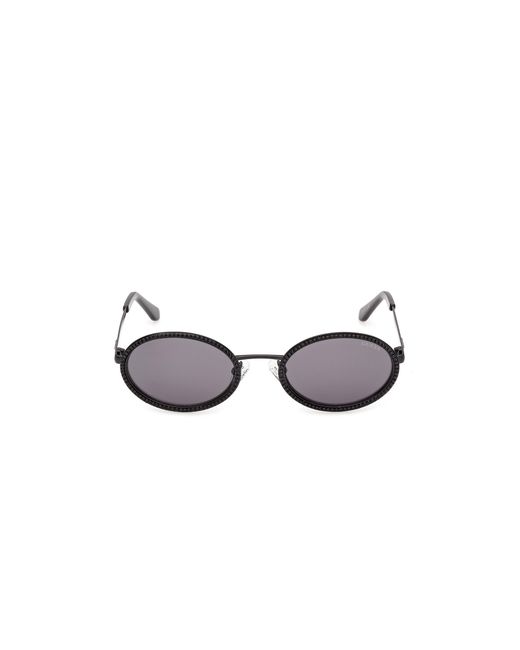 Guess Black Gu00295 01A Sunglasses Metal Smoke Round Normal
