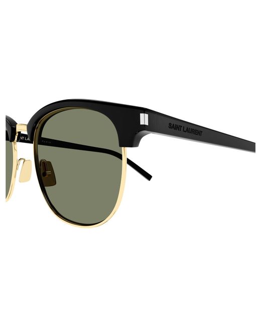 Saint Laurent Black Sl 108 014 Sunglasses Acetate Round for men