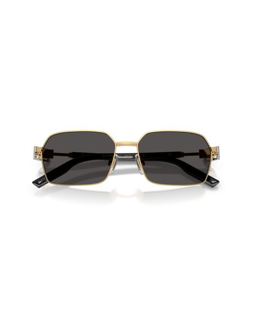 Dolce & Gabbana Black Dg2316 02/87 Sunglasses Metal Squared Normal for men