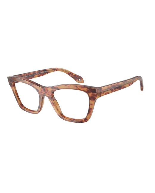 Giorgio Armani Black Ar7240 5978 Optical Frames Acetate Transparent Cat Eye Normal