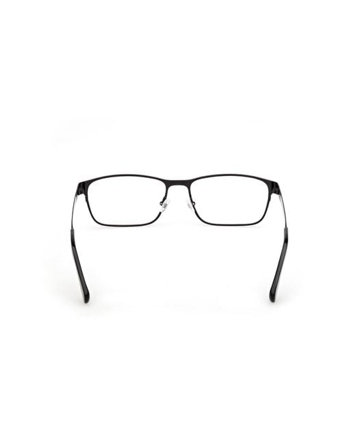 Timberland Black Tb50089 002 Optical Frames Metal Squared Normal for men