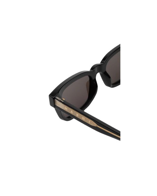 Marni Black Aog Floosa Sunglasses Acetate Squared