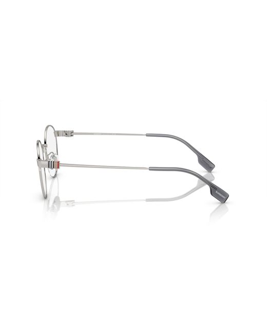 Burberry Black Be1384Td 1005 Optical Frames Titanium Transparent Round Normal for men