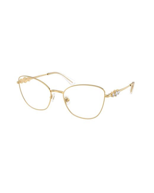 Swarovski Black Sk1034 4004 Optical Frames Metal Cat Eye Normal
