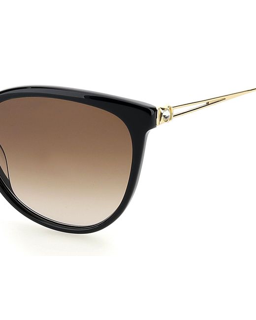 Pierre Cardin Black P.C. 8485/S 807/Ha Sunglasses Acetate Round Normal Shaded