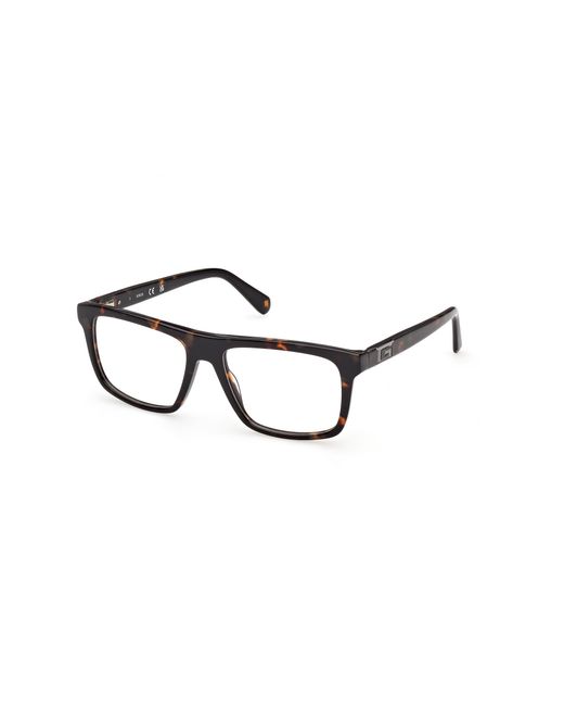 Guess Black Gu50369 052 Optical Frames Acetate Squared Normal for men