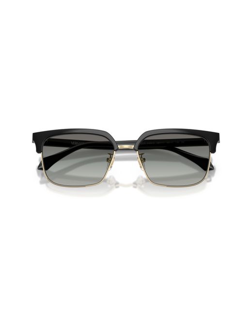 Versace Black Ve4494D Gb1/11 Sunglasses Injected Squared Normal Shaded for men
