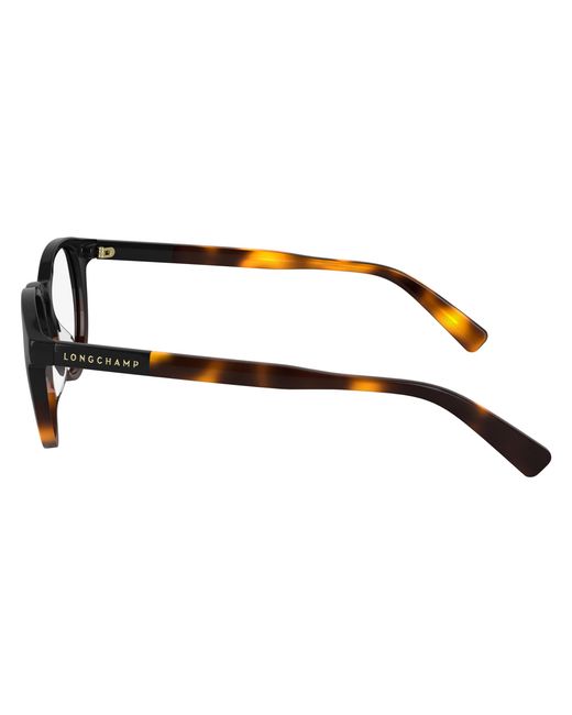 Longchamp Black Lo2752 011 Optical Frames Acetate Geometric Normal