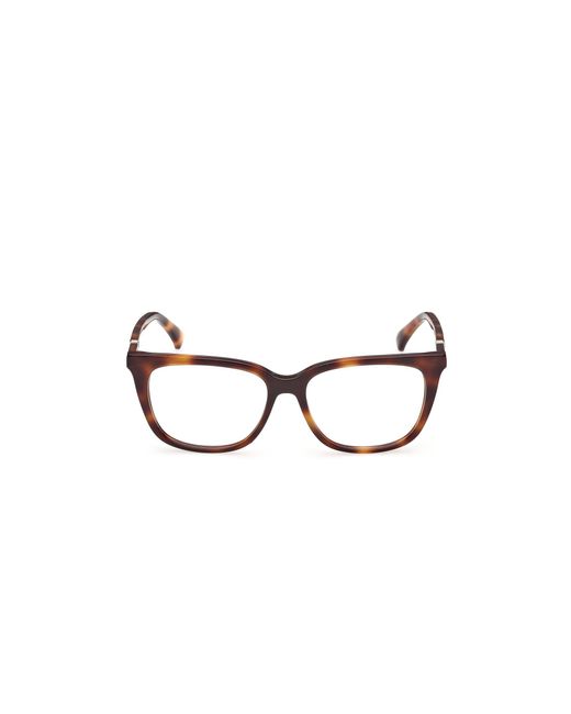 Max Mara Black Mm5239 052 Optical Frames Acetate Round Normal