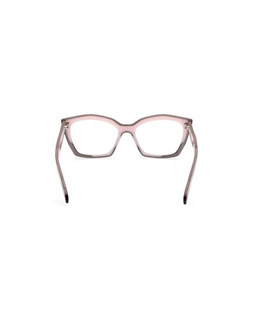 Emilio Pucci Black Ep5218 074 Optical Frames Acetate Geometric Normal