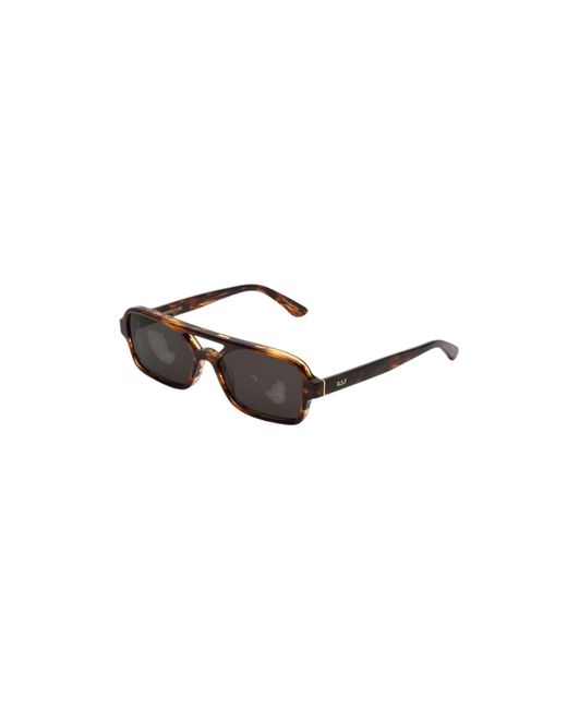 Retrosuperfuture Black Xdk Vico Striata Sunglasses Acetate Squared Normal