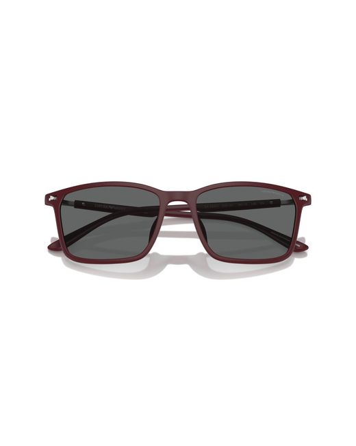 Emporio Armani Black Ea4223U 526187 Sunglasses Injected Squared Normal for men