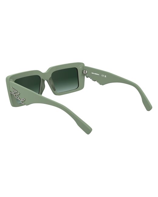 Karl Lagerfeld Green Kl6180S 316 Sunglasses Acetate Squared Normal