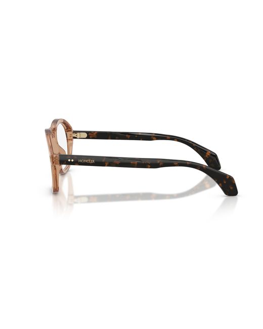 Moncler Black Me2025U 3037 Optical Frames Acetate Transparent Pillow Normal