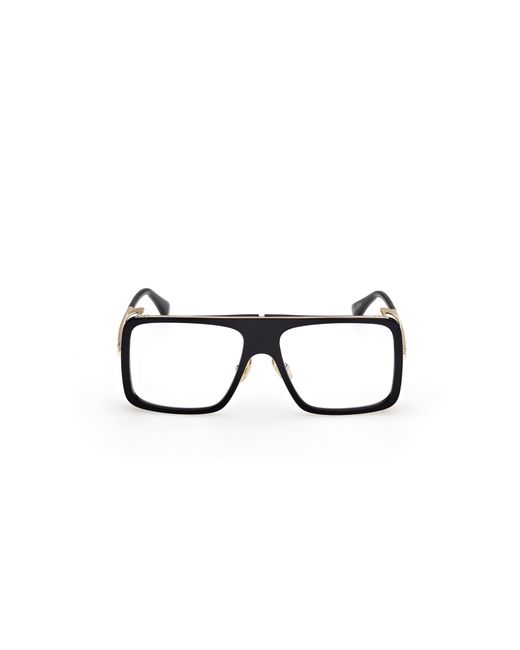 Max Mara Black Mm5172-B 001 Optical Frames Acetate Pilot Normal