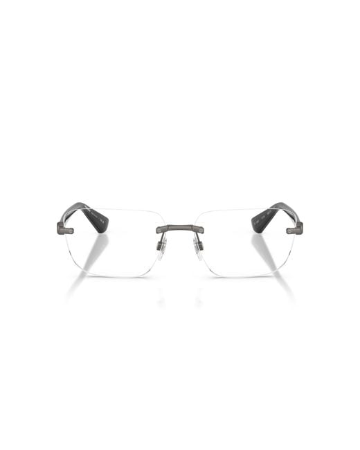 Burberry Black Be1392 1316 Optical Frames Metal Squared Normal for men