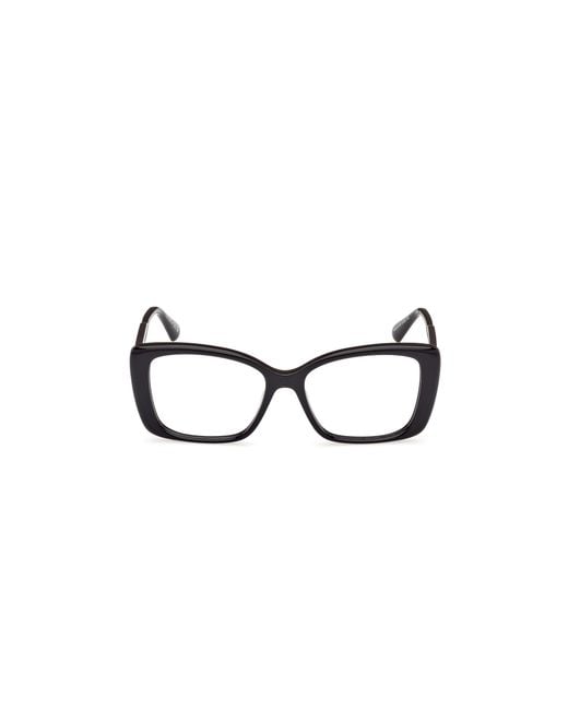 MAX&Co. Black Mo5132 001 Optical Frames Acetate Butterfly Normal