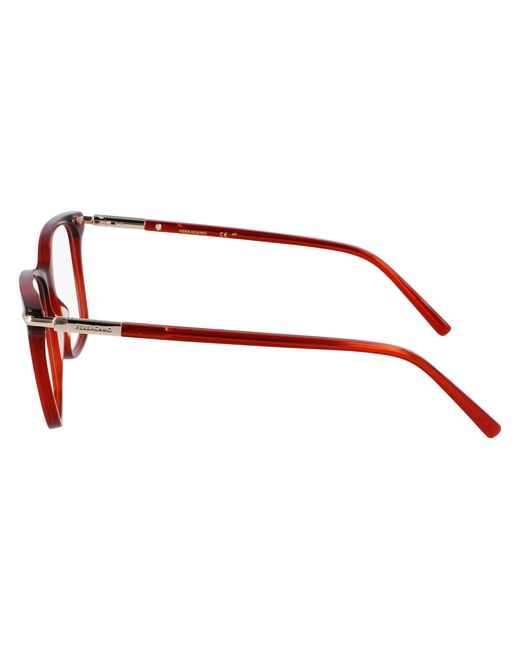 Ferragamo Black Sf3013 616 Optical Frames Acetate Squared Normal