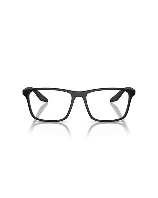Prada Linea Rossa Black Ps 01Qv Dg01O1 Optical Frames Nylon Transparent Pillow Normal for men