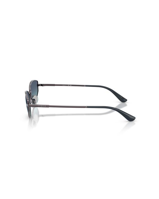 Vogue Eyewear Black Vo4339S 51494S Sunglasses Metal Cat Eye Normal Nuanced
