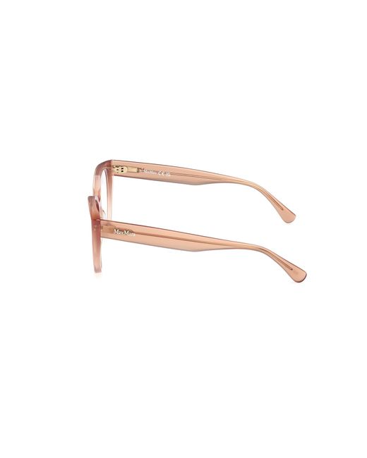 Max Mara Black Mm5161 045 Optical Frames Acetate Round Normal