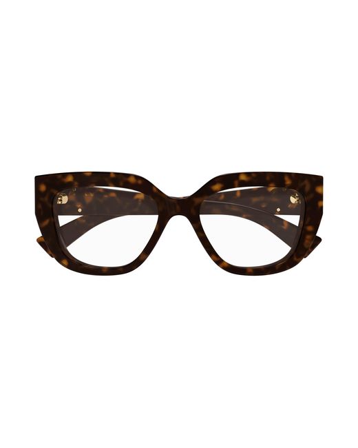Gucci Black Gg1847O 004 Optical Frames Acetate Transparent Cat Eye