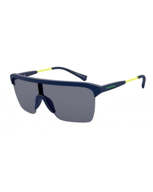 Emporio Armani Black Ea4146 575487 Sunglasses Plastic Squared for men
