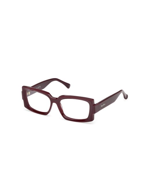 Max Mara Black Mm5189 069 Optical Frames Acetate Squared Normal