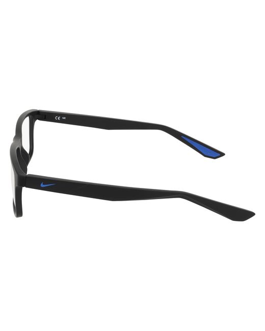 Nike Black 7416 004 Optical Frames Bio-Injected Squared Normal for men