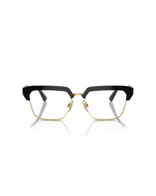 Dolce & Gabbana Black Dg5103 501 Optical Frames Injected Transparent Squared Normal for men