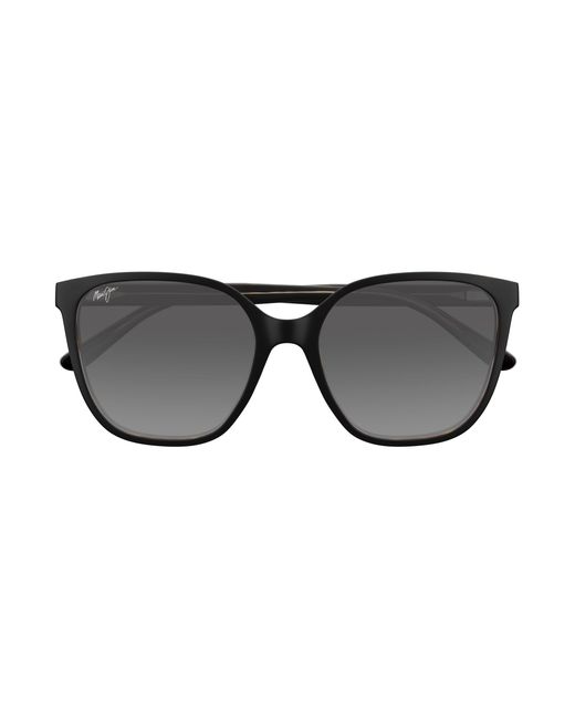 Maui Jim Black Mj0871S 001 Sunglasses Injected Butterfly