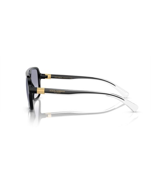 Dolce & Gabbana Black Dg6134 675/79 Sunglasses Nylon Squared Normal Shaded for men