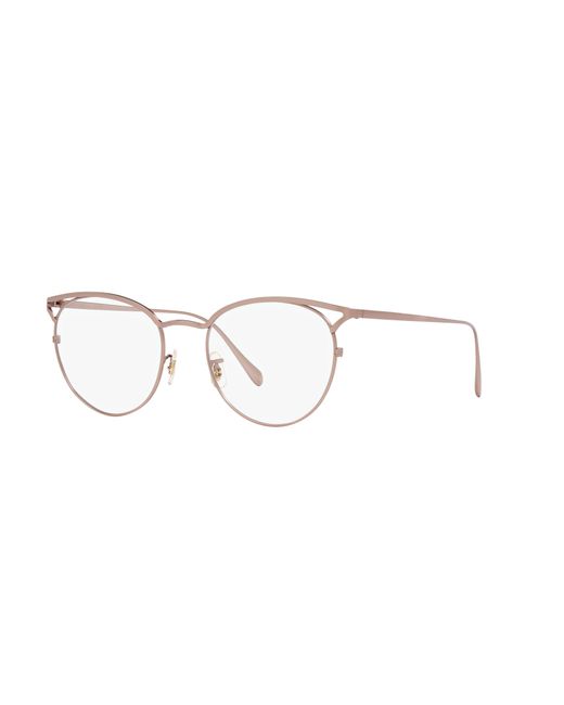 Oliver Peoples Black Ov1319T Aviara 5324 Optical Frames Titanium Transparent Butterfly Normal